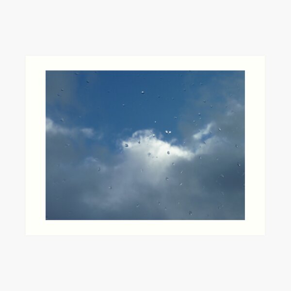 RAINDROP KEEP FALLING Art Print