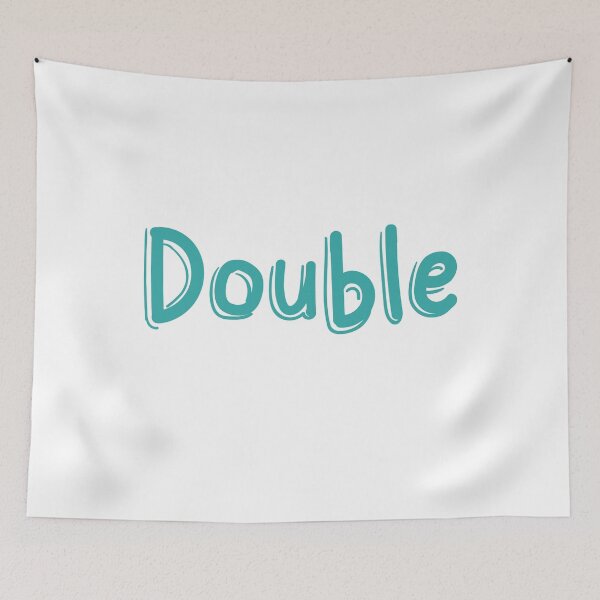 Item preview, Double with a matching Trouble (DOUBLE TROUBLE) designed and sold by jazzydevil.