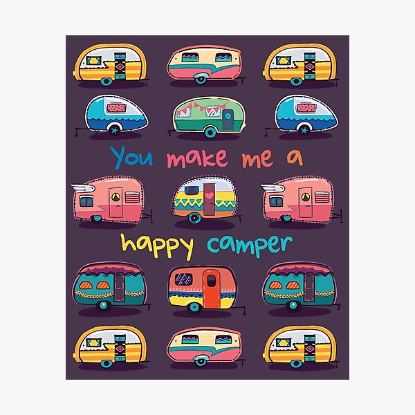 Happy camper Photographic Print