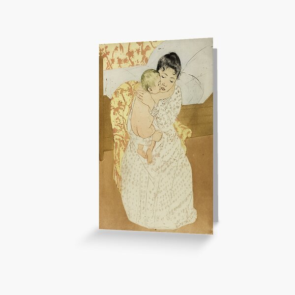 Mary Cassatt. Maternal Caress, 1890-91. Greeting Card