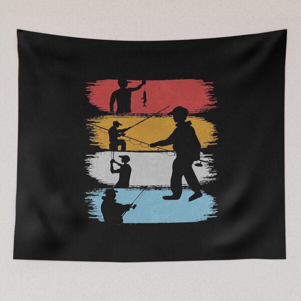 Item preview, Fishing Angling Fishermen Fish Retro Vintage Gift designed and sold by Pubi.