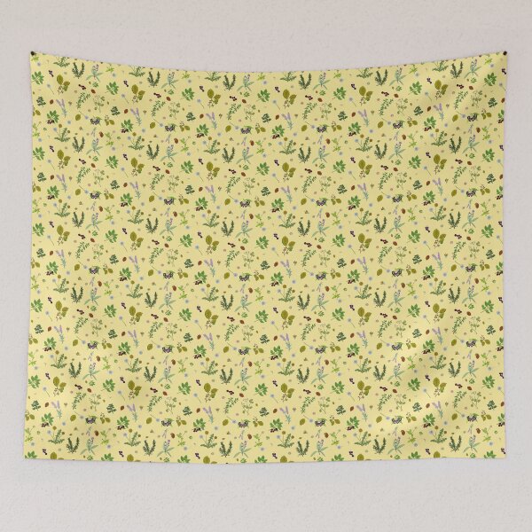 Item preview, herbs, berries and flowers big pattern designed and sold by studioMoSa.