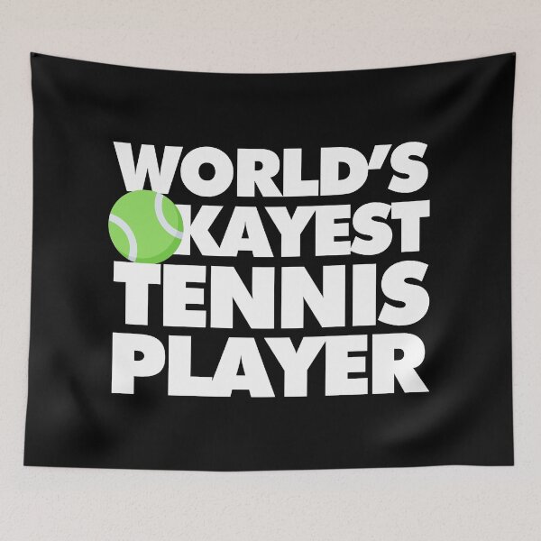 Item preview, Worlds Okayest Tennis Player Funny Tennis Player designed and sold by elhefe.
