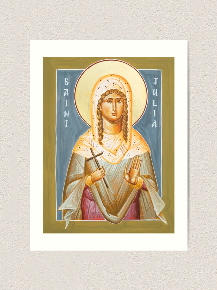 Alternate view of St Julia of Carthage Art Print