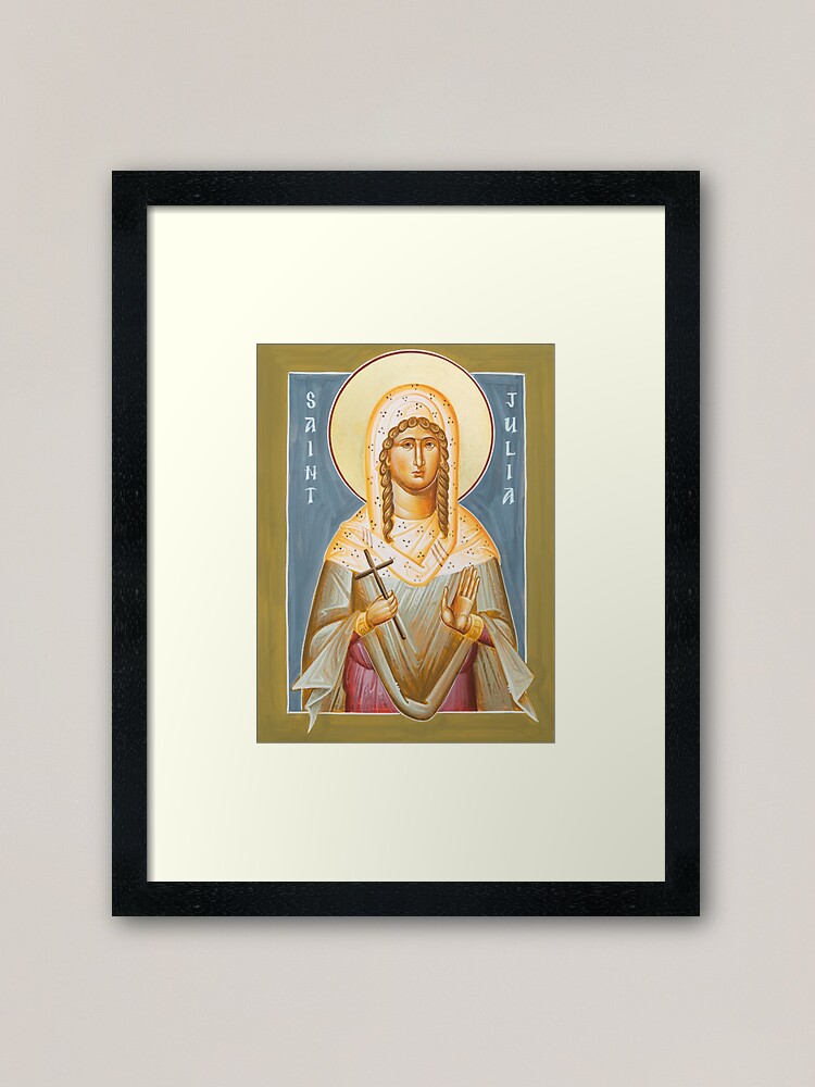 Alternate view of St Julia of Carthage Framed Art Print