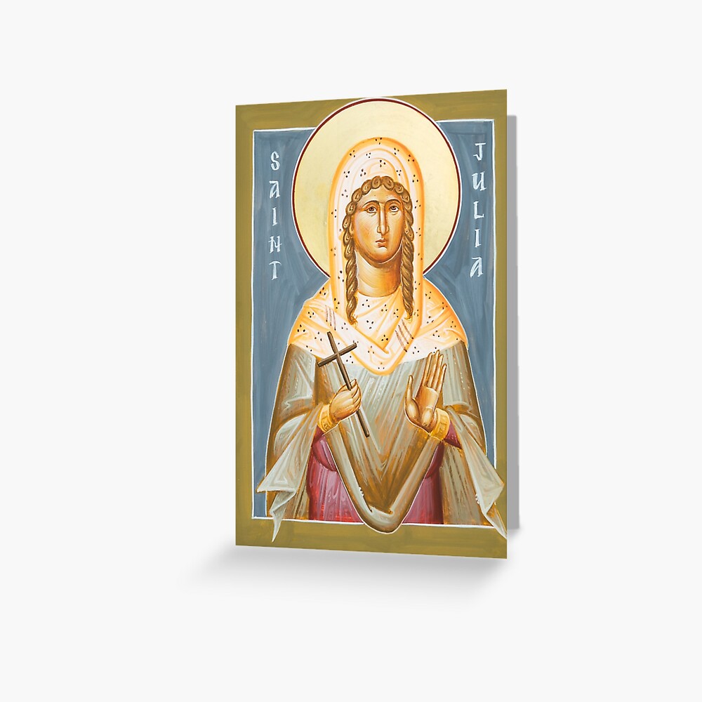 St Julia of Carthage Greeting Card