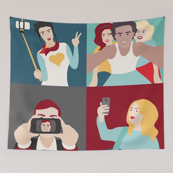 Item preview, Selfie Pop art Patchwork designed and sold by XOOXOO.