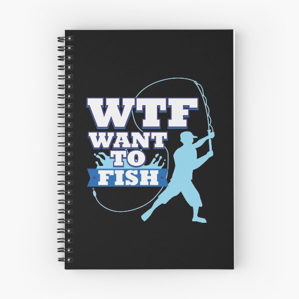 Item preview, Funny Saying WTF Fishing Angling Fishermen Gift designed and sold by Pubi.