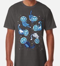 Camiseta larga Gatos Galaxy