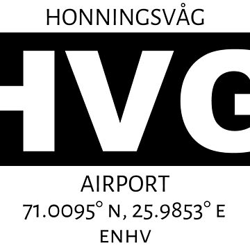 Artwork thumbnail, Honningsvag Airport HVG by AvGeekCentral