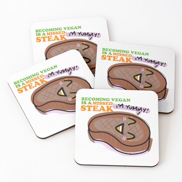 Item preview, MISSED STEAK Sticker designed and sold by aydapadi.