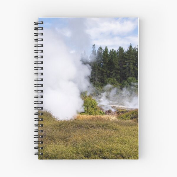 Item preview, Steam Rising at Craters of the Moon, Taupo, New Zealand designed and sold by ChristineJayne.