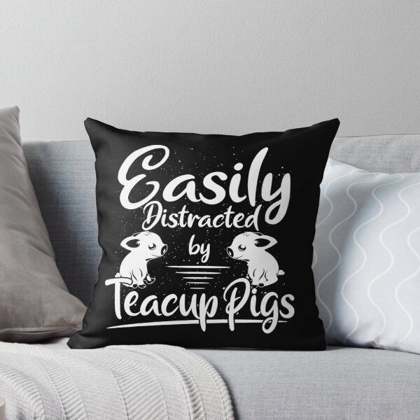 Item preview, Teacup Pig Miniature Pig Minipig Distracted Gift designed and sold by Krautshirts.