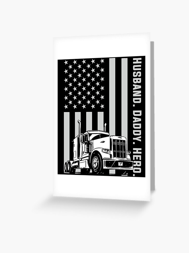 American Flag Semi Truck Driver Gifts Truck Lovers Trucker - Truck Driver -  Tapestry