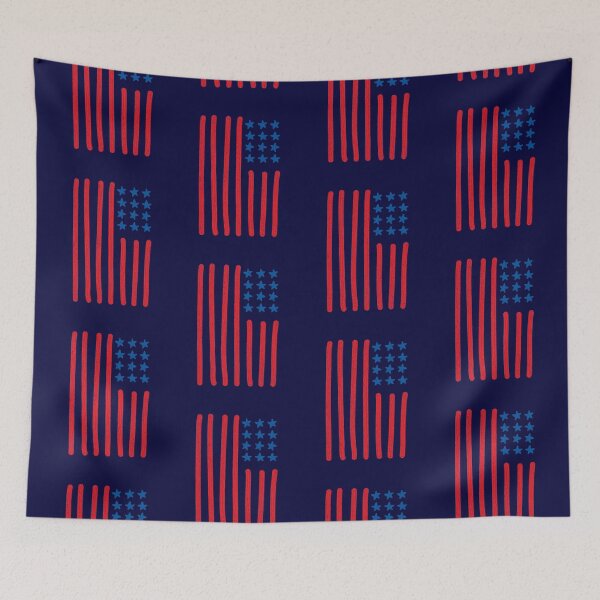 Item preview, USA Flag - 4th July - Vintage Look designed and sold by madtoyman.