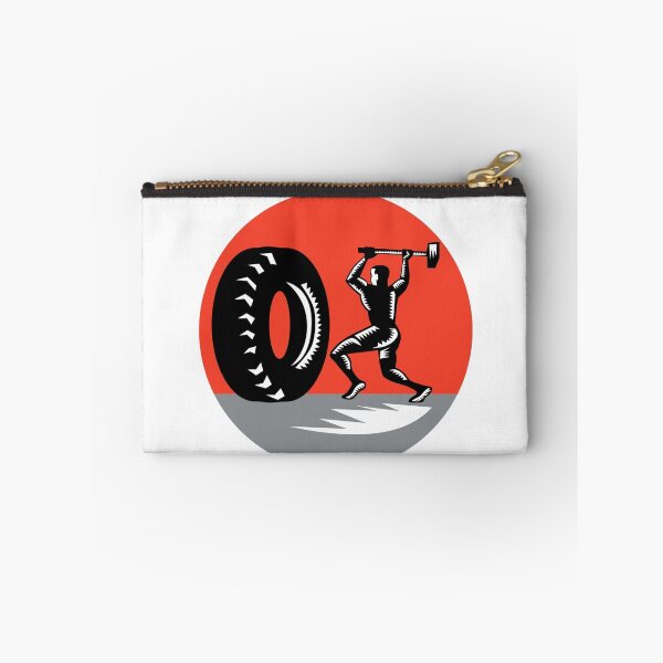 Item preview, Tire Sledgehammer Workout Woodcut designed and sold by patrimonio.
