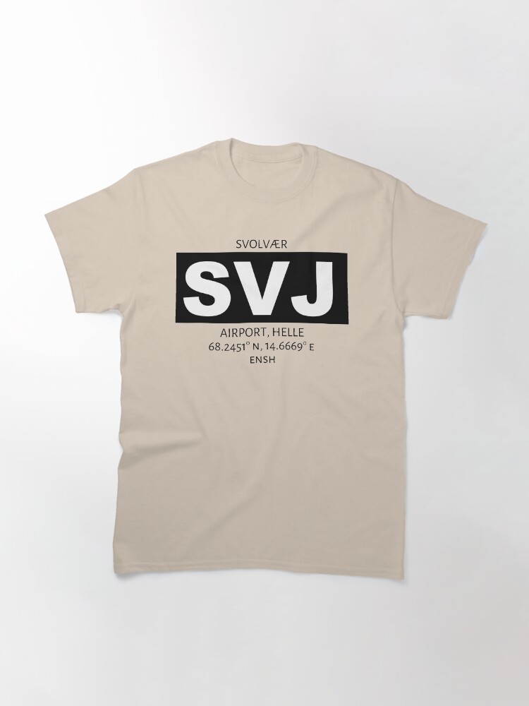 Alternate view of Svolvaer Airport SVJ Classic T-Shirt