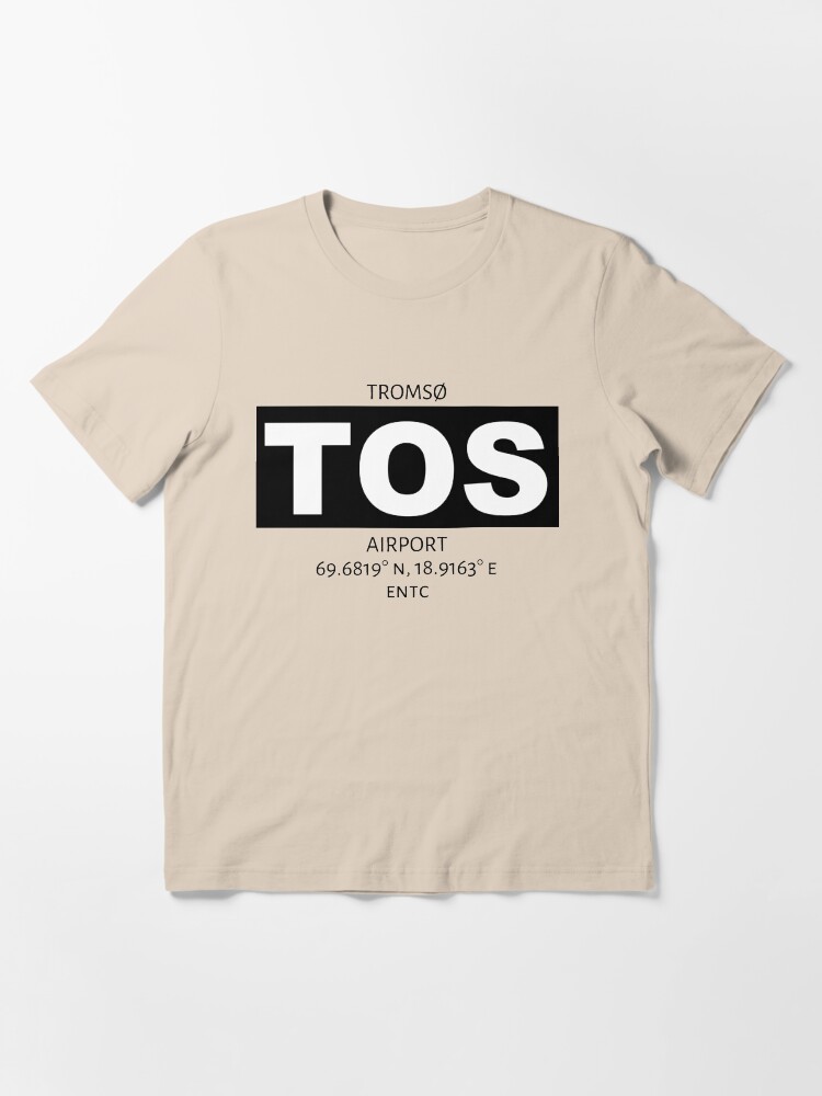 Alternate view of Tromso Airport TOS Essential T-Shirt