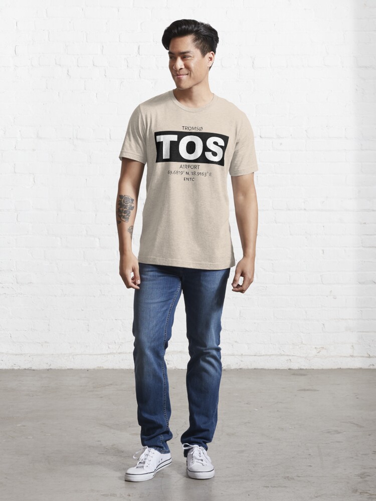 Alternate view of Tromso Airport TOS Essential T-Shirt