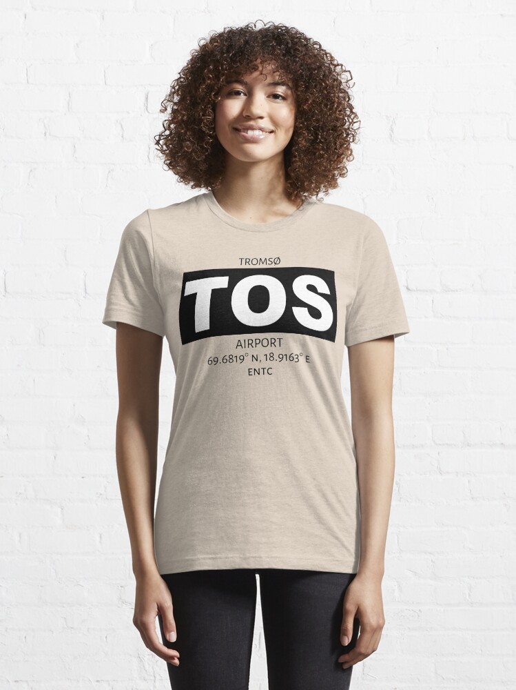 Alternate view of Tromso Airport TOS Essential T-Shirt
