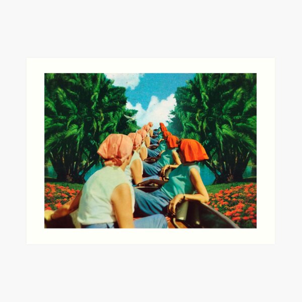 Boat trip Art Print