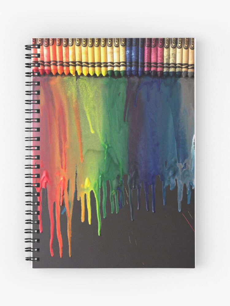 art de crayon fondu avec des fleurs