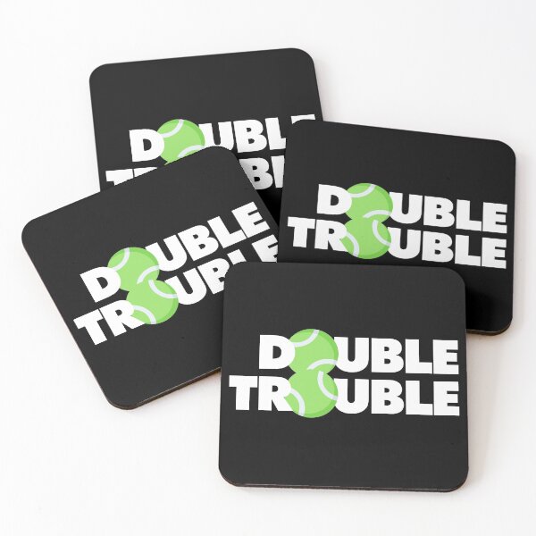 Item preview, Double Trouble Funny Tennis Player designed and sold by elhefe.