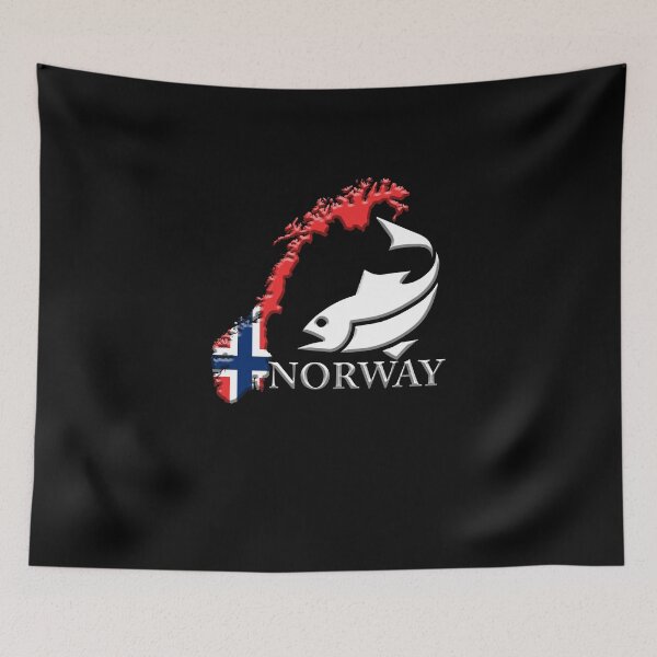 Item preview, Norway Norway Fishing Holidays Holidays Fjord Mountains designed and sold by Naohiro.
