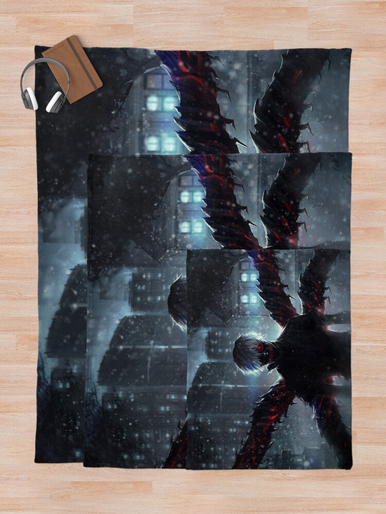 Alternate view of Kaneki Ken Throw Blanket