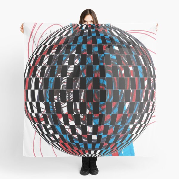 #circle, #ball, #illustration, #design, sphere, vector, abstract, shape, symbol, art, 360-degree view Scarf