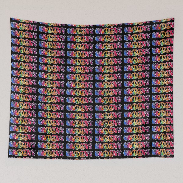 Item preview, Groovy 70's Tie Dye Peace Sign Retro Vintage Hippie designed and sold by funnytshirtemp.