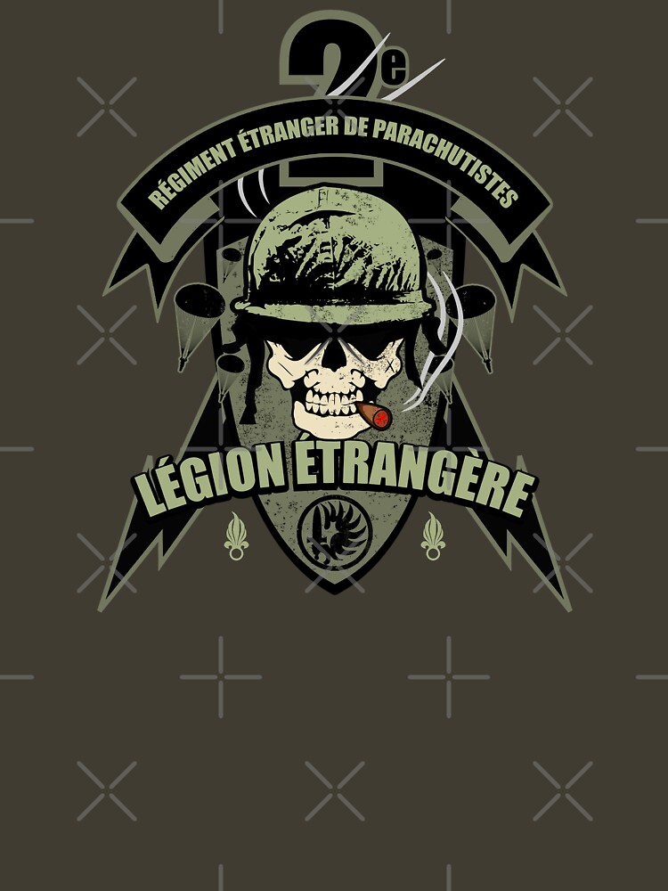 Copytec Legion Étrangère Parachutistes French Foreign Legion T-Shirt #37585 - Beige, Large - Foto 10