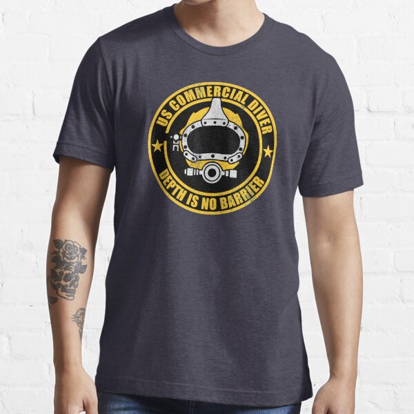 US Commercial Diver (distressed) Essential T-Shirt