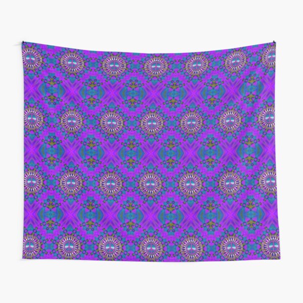 Purple Haze Peace Energy Tapestry