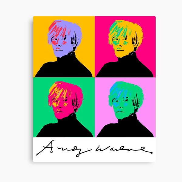 Item preview, Andy Warhol self-portrait pop art marilyn with signature designed and sold by urantiana.
