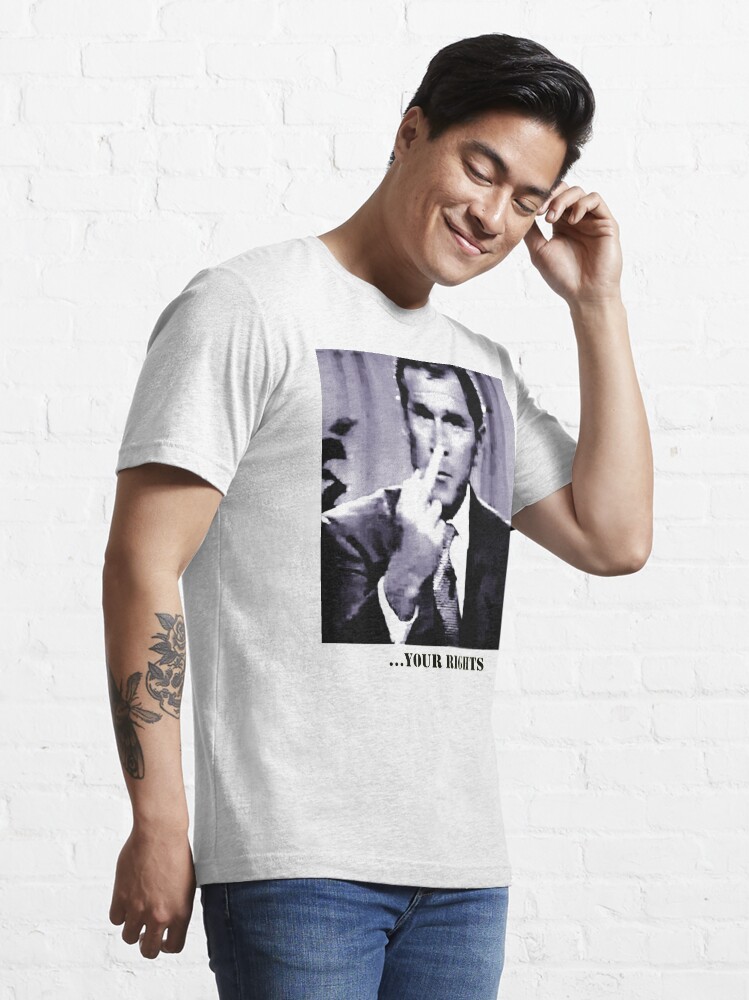 Alternate view of George W. Bush gives the finger Essential T-Shirt