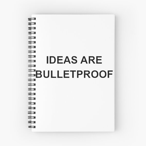 Item preview, I DEAS ARE BULLETPROOF designed and sold by Ronsmonkeys.