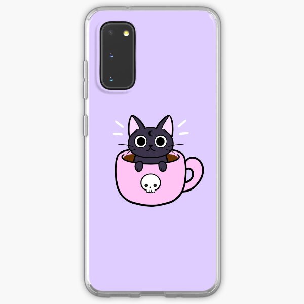 Pastel Coffee Cat Samsung Galaxy Soft Case