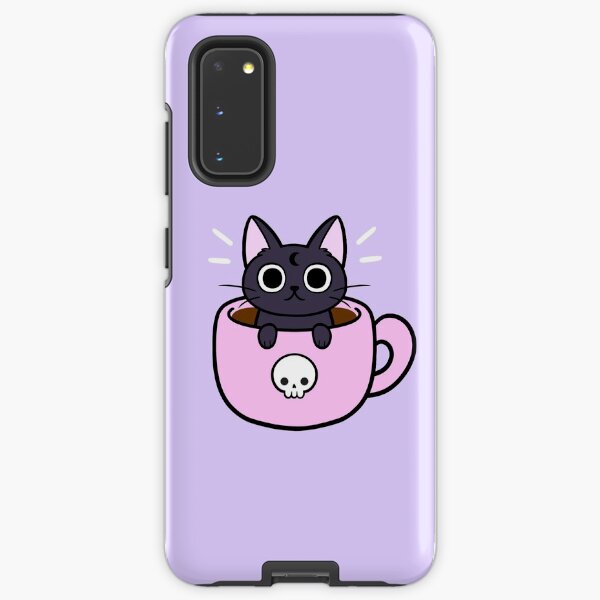 Pastel Coffee Cat Samsung Galaxy Tough Case