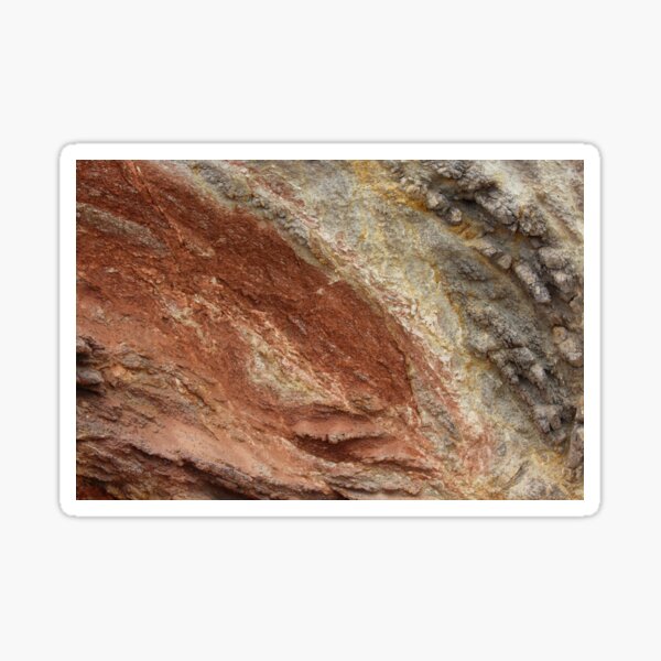 Colorful Rock Texture Ibiza Sticker