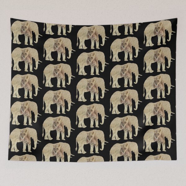 Item preview, Elephant with lioness - Kenya / Africa designed and sold by TShirtsundMehr.