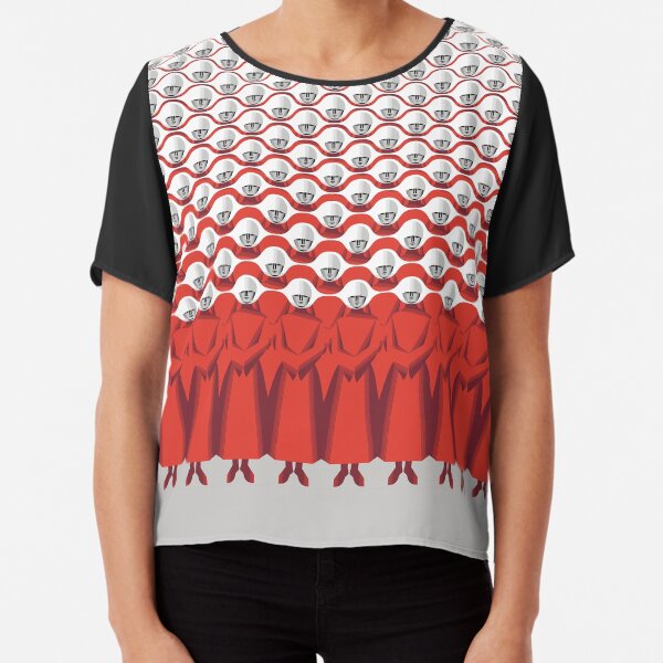 The red handmaids by ©2018 Balbusso Twins Chiffon Top