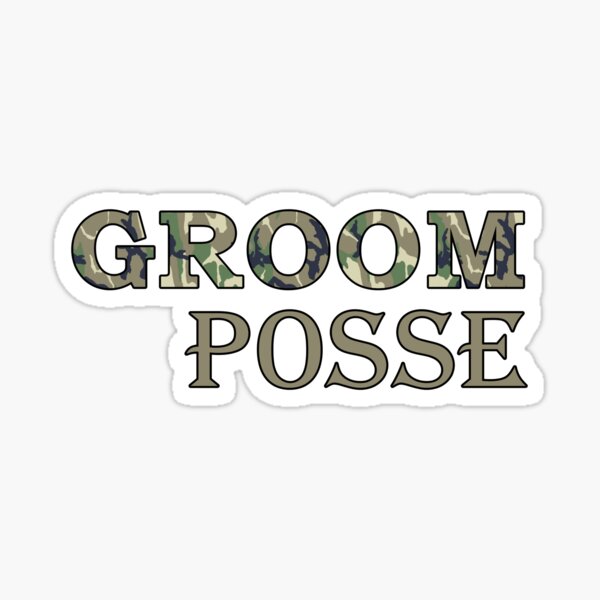 Item preview, Groom Posse Country Wedding Camouflage designed and sold by wilsonellis.