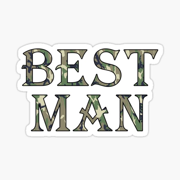 Item preview, Best Man Country Wedding Camouflage designed and sold by wilsonellis.