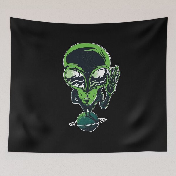 Item preview, green alien on the planet designed and sold by altinvest.