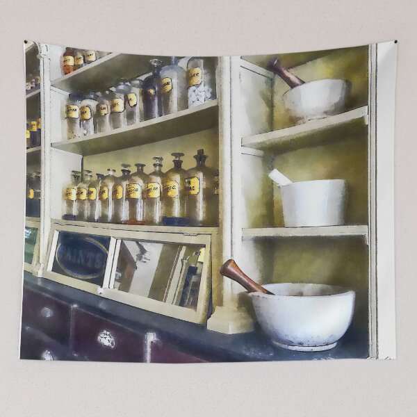 Item preview, Three Mortar and Pestles in Pharmacy designed and sold by Susan Savad.