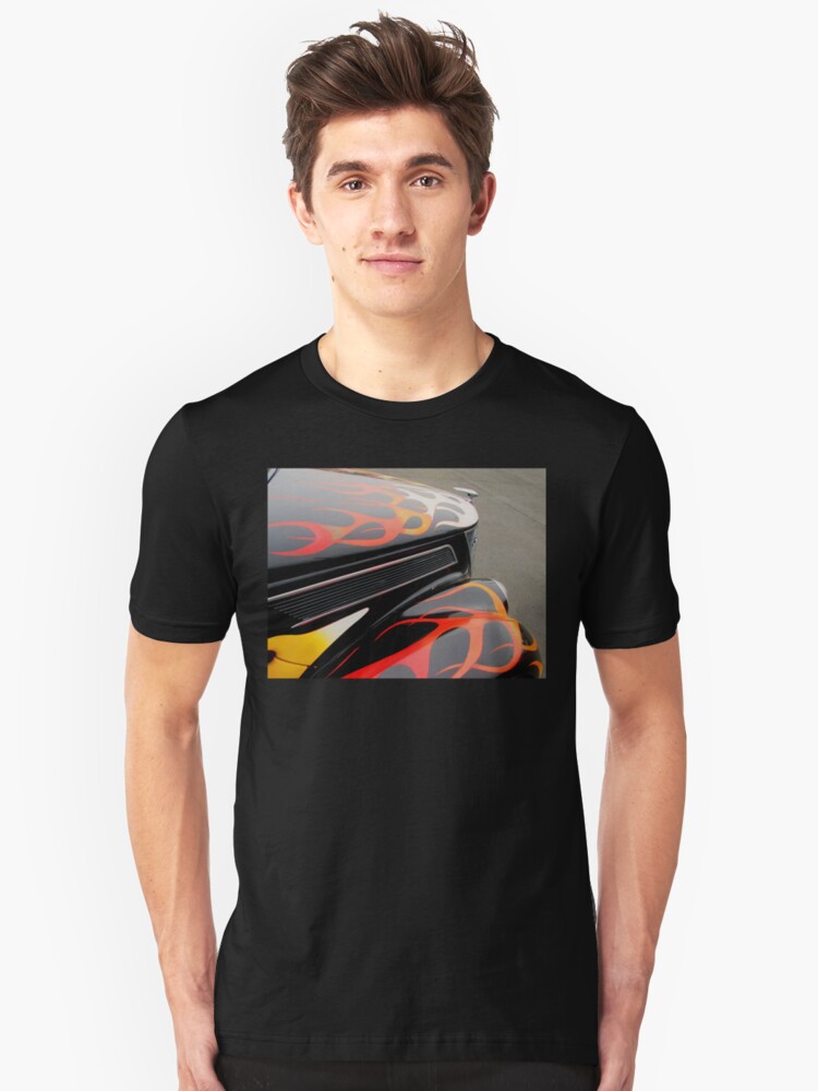 shirt with flames on it