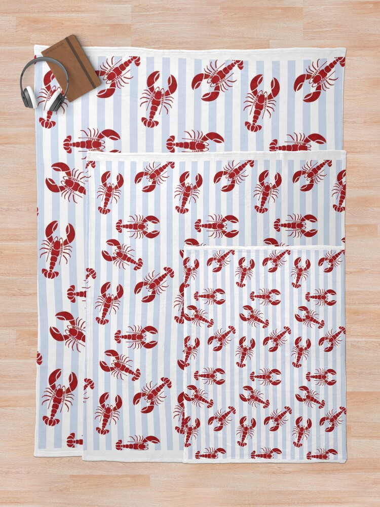 "Lobster" Throw Blanket for Sale by Heatherandhare Redbubble