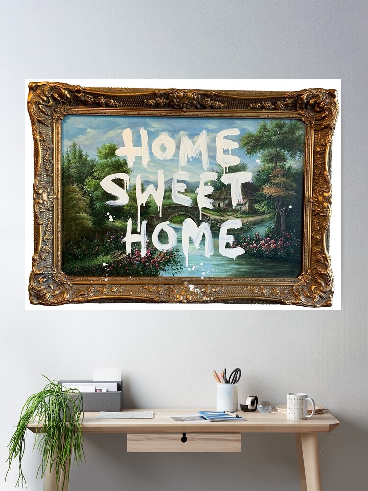 【海外版】Banksy Home Sweet Home S1280b21129f4474ba575b553fc72b