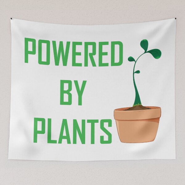 Item preview, Powered By Plants designed and sold by Zethinova.